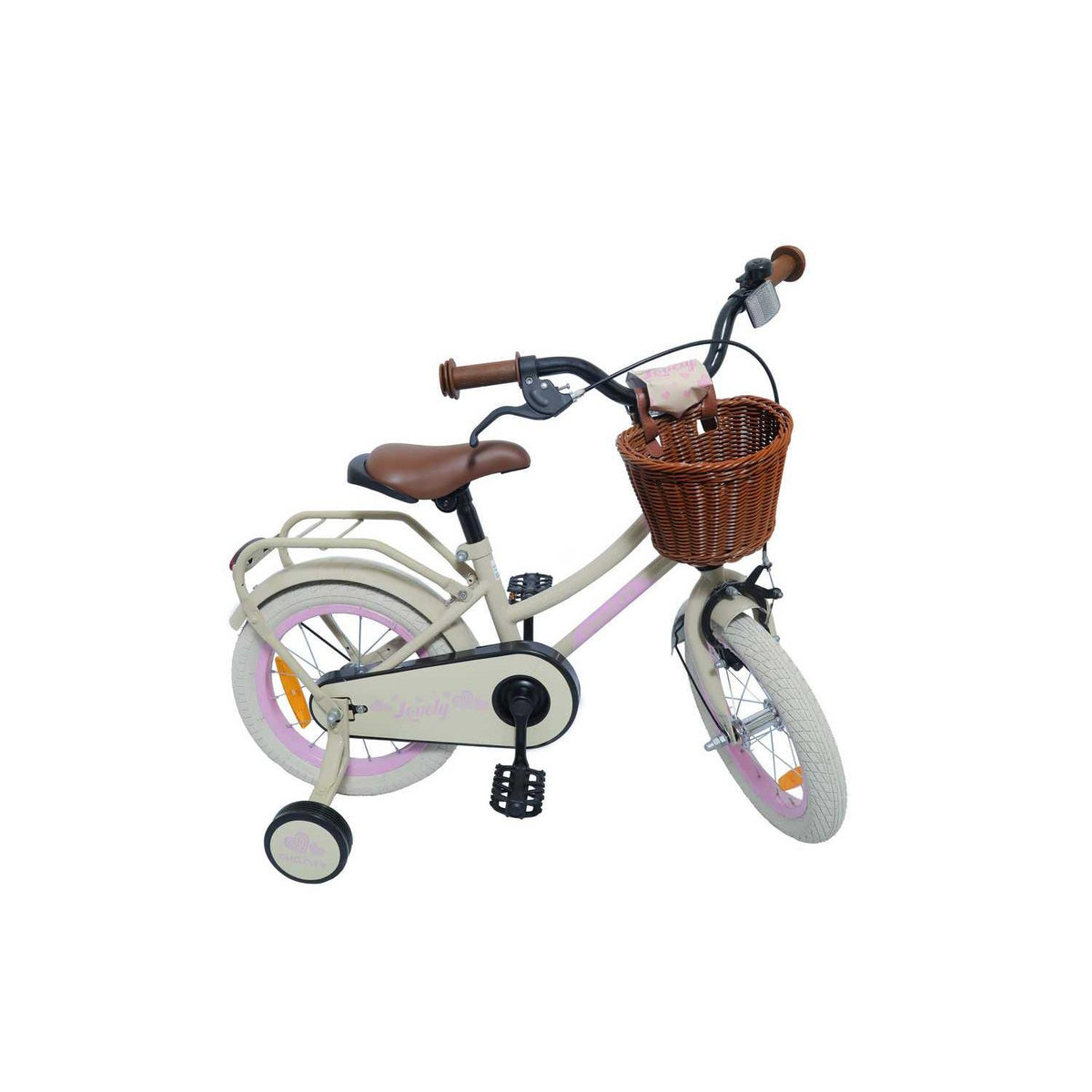 CHANTY Lovely 14" Beige Pigecykel | 3-5 År |