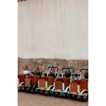 Chanty Cargo Kid - Sandfärgad Den ultimata barnlastcykeln för skojs skull, transport inklusive hjälm, flaskhållare, handtag i två färger och ringklocka