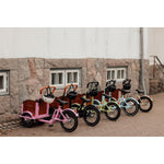 Chanty Cargo Kid - Sandfärgad Den ultimata barnlastcykeln för skojs skull, transport inklusive hjälm, flaskhållare, handtag i två färger och ringklocka