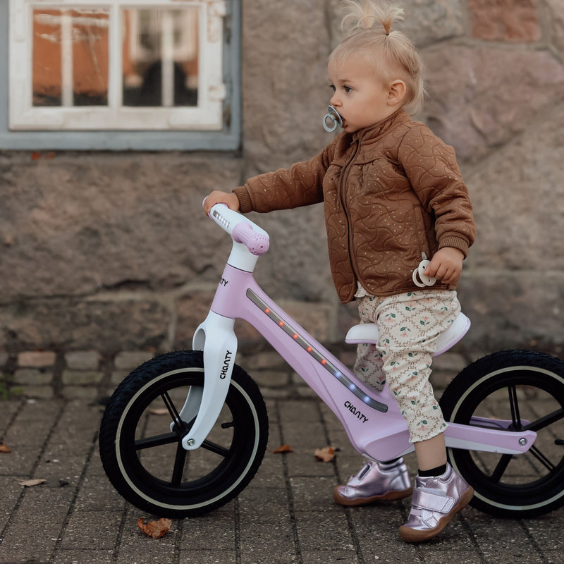 Chanty Go Pink Löpcykel | Med integrerat ljus