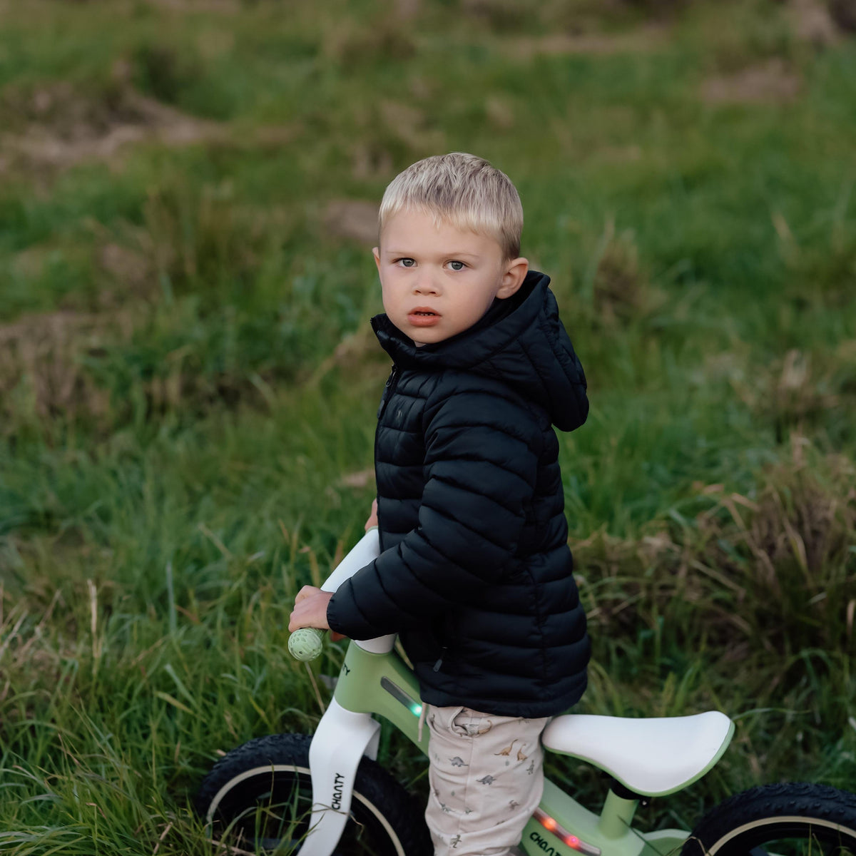 Chanty Go Grön Löpcykel | Med Integrerat Ljus