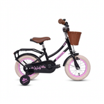 CHANTY Lovely 12" Svart Flickcykel | 2-4 år |