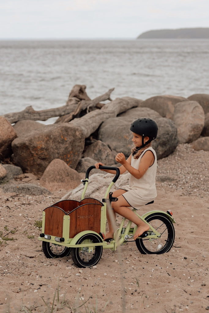 Chanty Cargo Kid - Grøn inkl. hjelm, flaskeholder, håndtag i 2 farver og ringklokke - BørnecyklerneChantyBørnecyklerneGrøn: BLC16 - GRNChanty Cargo Kid - Grøn inkl. hjelm, flaskeholder, håndtag i 2 farver og ringklokke