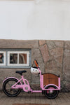 Chanty Cargo Kid – Pink inkl. hjelm, flaskeholder, håndtag i 2 farver og ringklokke - BørnecyklerneChantyBørnecyklernePink: BLC16 - LYRChanty Cargo Kid – Pink inkl. hjelm, flaskeholder, håndtag i 2 farver og ringklokke