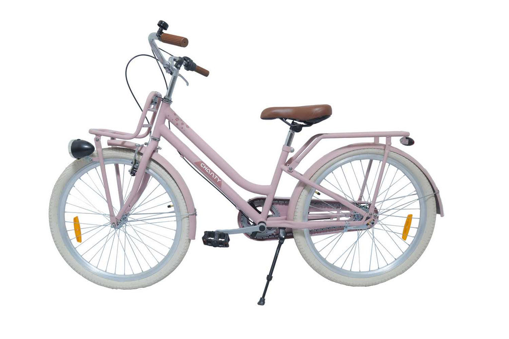 CHANTY Flower 24" med 3 gear - Pink - BørnecyklerneChantyBørnecyklerne24 - 012CHANTY Flower 24" med 3 gear - Pink