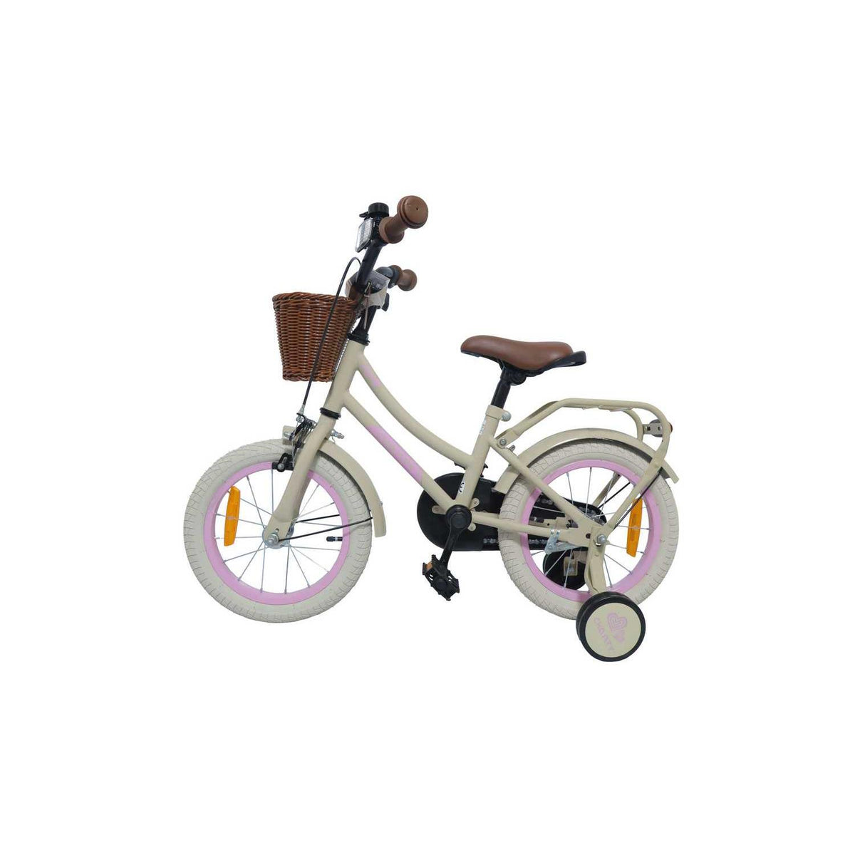 CHANTY Lovely 14" Beige Pigecykel | 3-5 År |