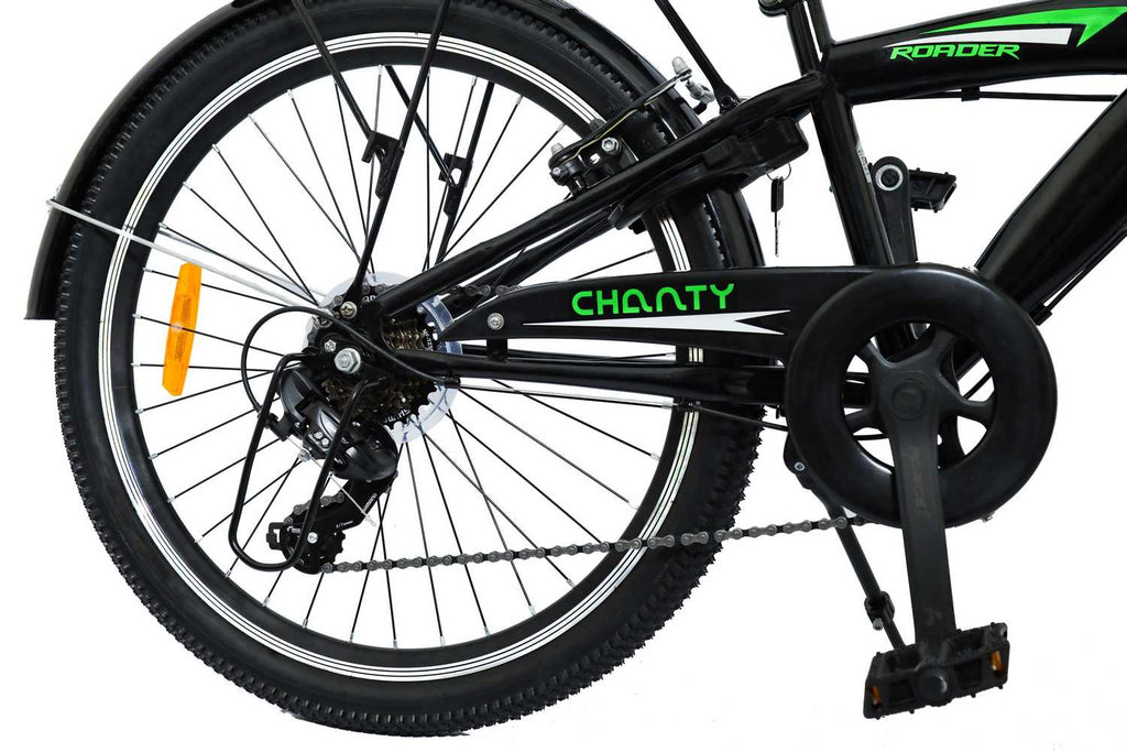 CHANTY Roader 24" Sort & Grøn Drengecykel | 7 Gear | - BørnecyklerneChantyBørnecyklerne24 - 014/1CHANTY Roader 24" Sort & Grøn Drengecykel | 7 Gear |