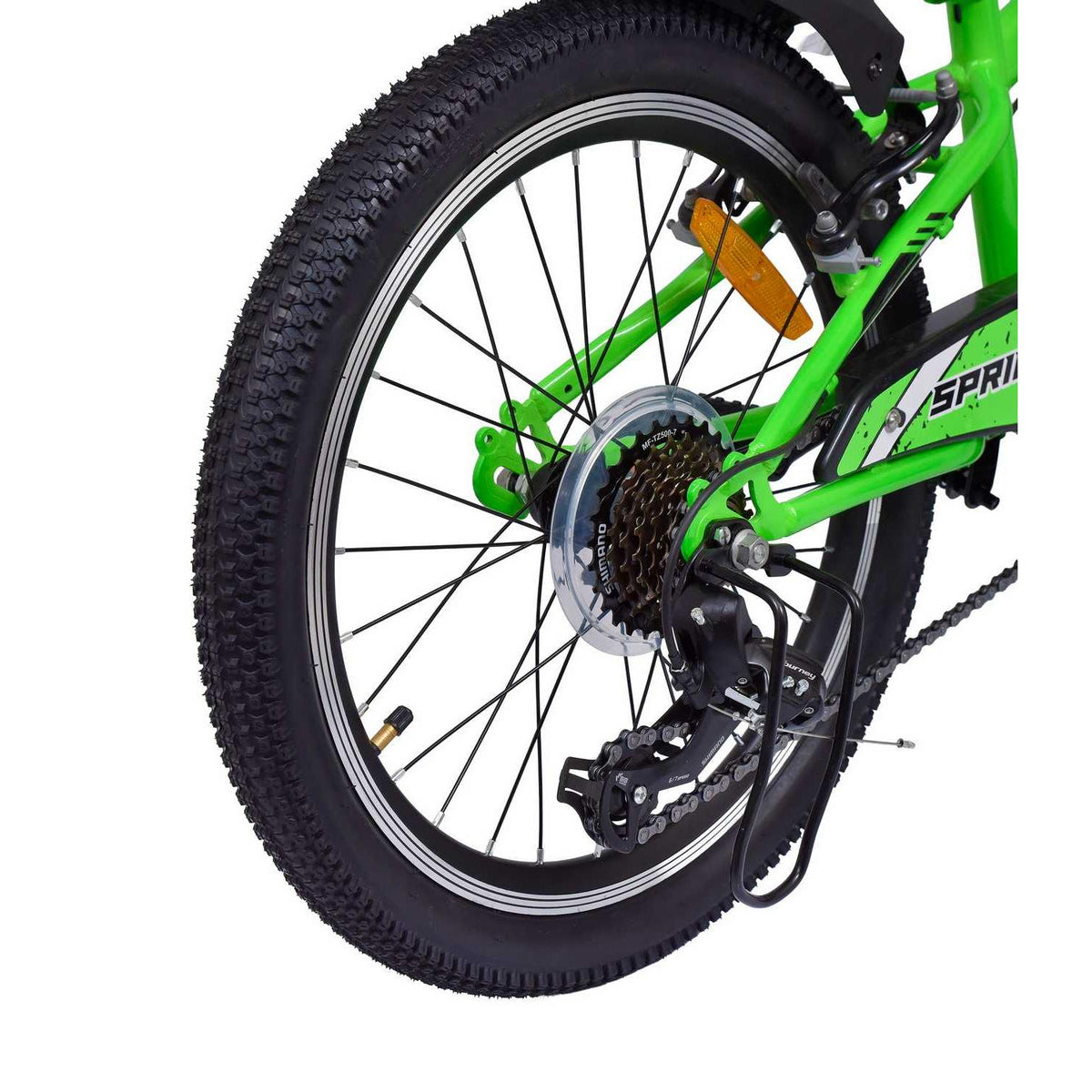 CHANTY Sprinter 20" Grøn Drengecykel | 7 Gear |