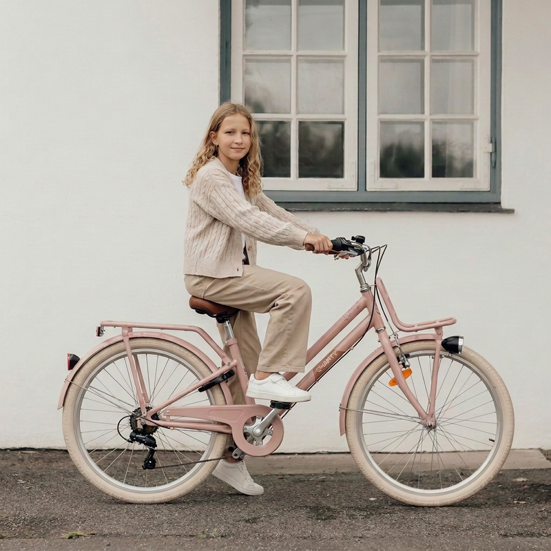 CHANTY Flower 24" med 3 växlar - Rosa