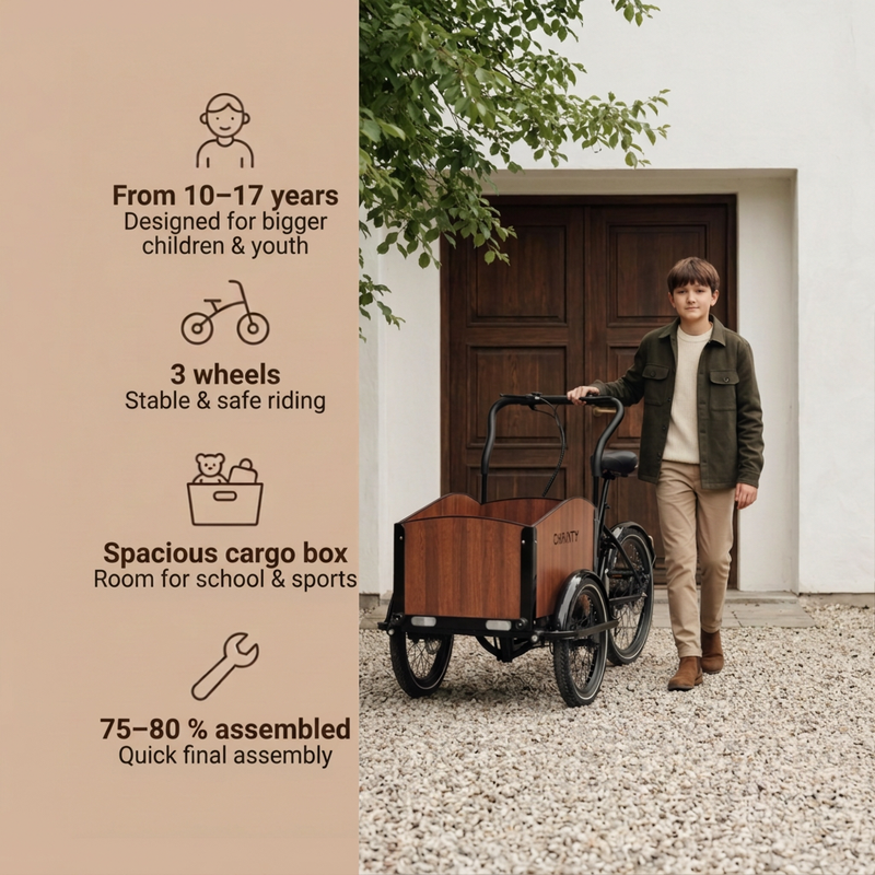 Chanty Cargo Teen - Svart
